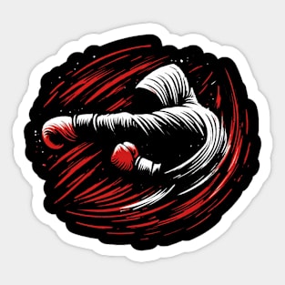 Boxing Pose Sticker